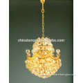 European SAA CE UL certification elegant colorful crystal chandelier light for modern house/drawing room furniture decoration